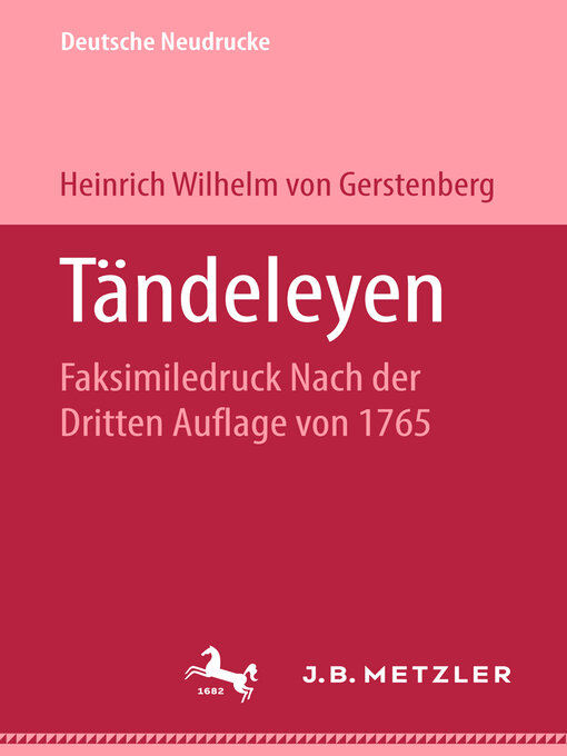 Title details for Tändeleyen by Heinrich Wilhelm von Gerstenberg - Available
